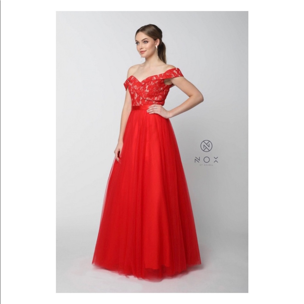Red Ball Gown